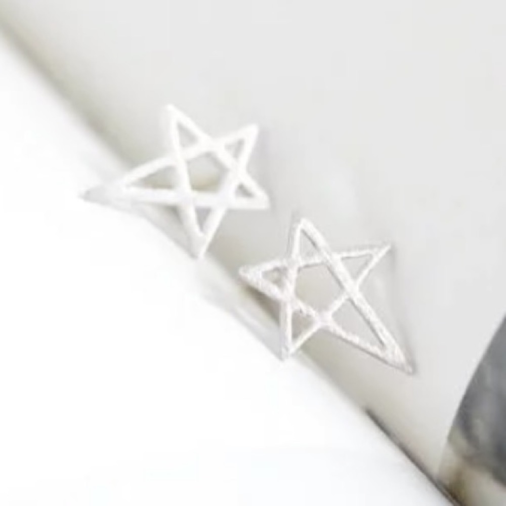NEW!💙💎HANDWRITTEN⭐️STARS!⭐️SILVER PLATED💎💙CUTE - Picture 3 of 4